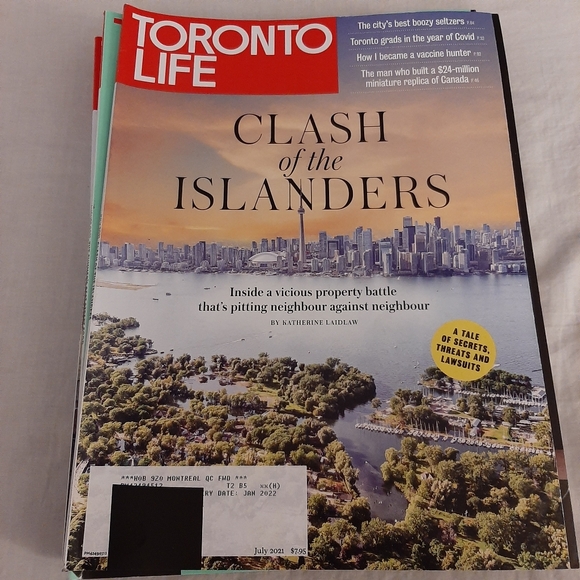 Toronto Life Magazine July 2021 Issue - Picture 1 of 2